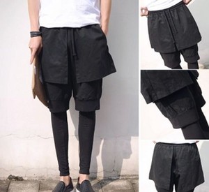 çap İp logo meggings with shorts 