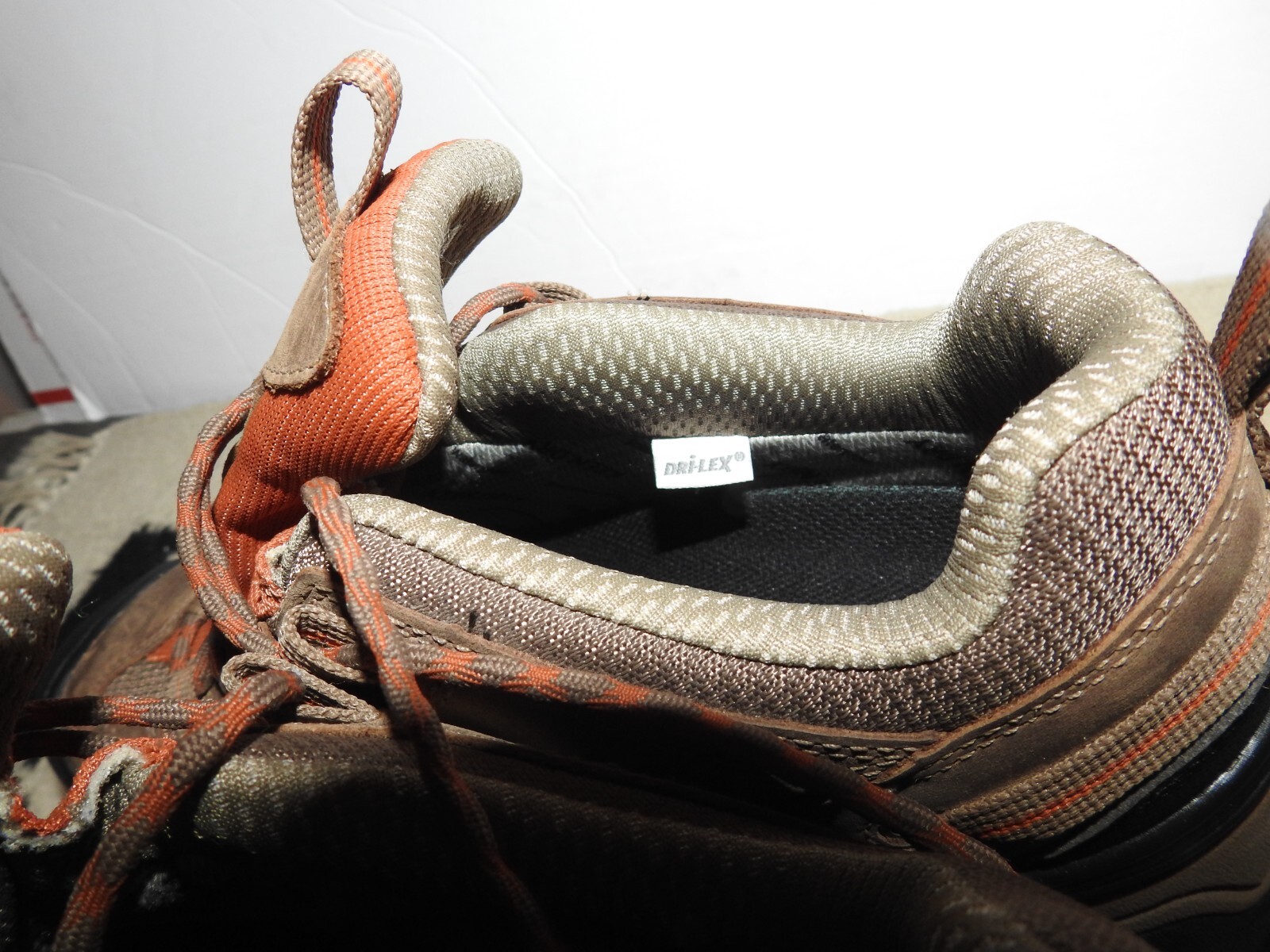 Scarpe da trekking KEEN da uomo marroni in pelle tessile impermeabili taglia 8 stringate ottime