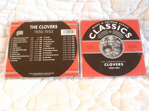 THE CLOVERS 1950-1953 CHRONOLOGICAL CLASSICS CD DOO-WOP BEST OF GREATEST HITS - Picture 4 of 4