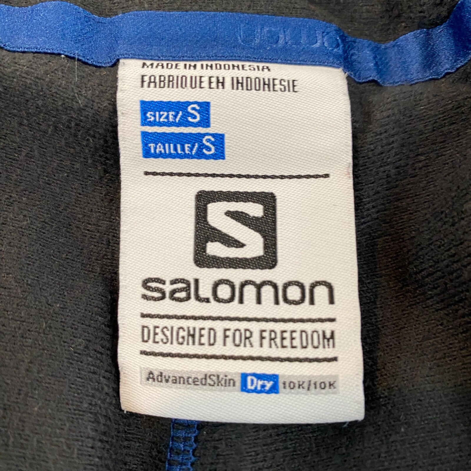 Salomon Pantaloni Sci Donna Small Blu Gamba Dritta Snowboard Sci 10K 29x29