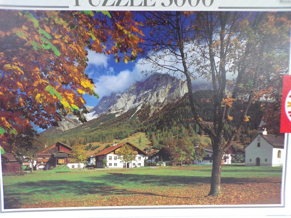 复古 EDUCA 西班牙拼图 3000 件 罕见 Tirol 奥地利 #11055 完整! — 第 2/4 张图片