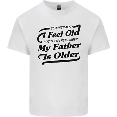 Mio Padre È Anziani 30th 40th 50th Compleanno T-Shirt Bambini Bambine - Foto 12 di 21