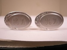 RZ ENGRAVED Monogram Initial Letter Silver To...