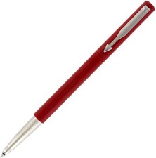 Parker Vector Rollerball Pen Dark Burgundy & Silver New Made In Usa