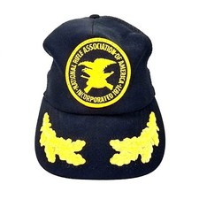 NRA National Rifle Assn Snapback Mesh Trucker Hat Made in USA Oak Leaf Embroider