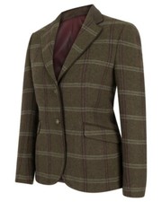 Hoggs Of Fife -musselburgh Ladies Tweed Hacking Jacket (teflon Coated)
