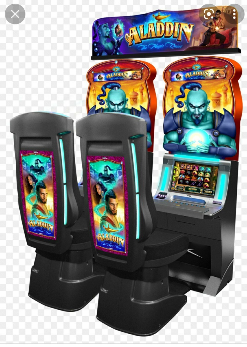 WMS Aladdin The Magic Quest Casino Slot Machine Topper Insert