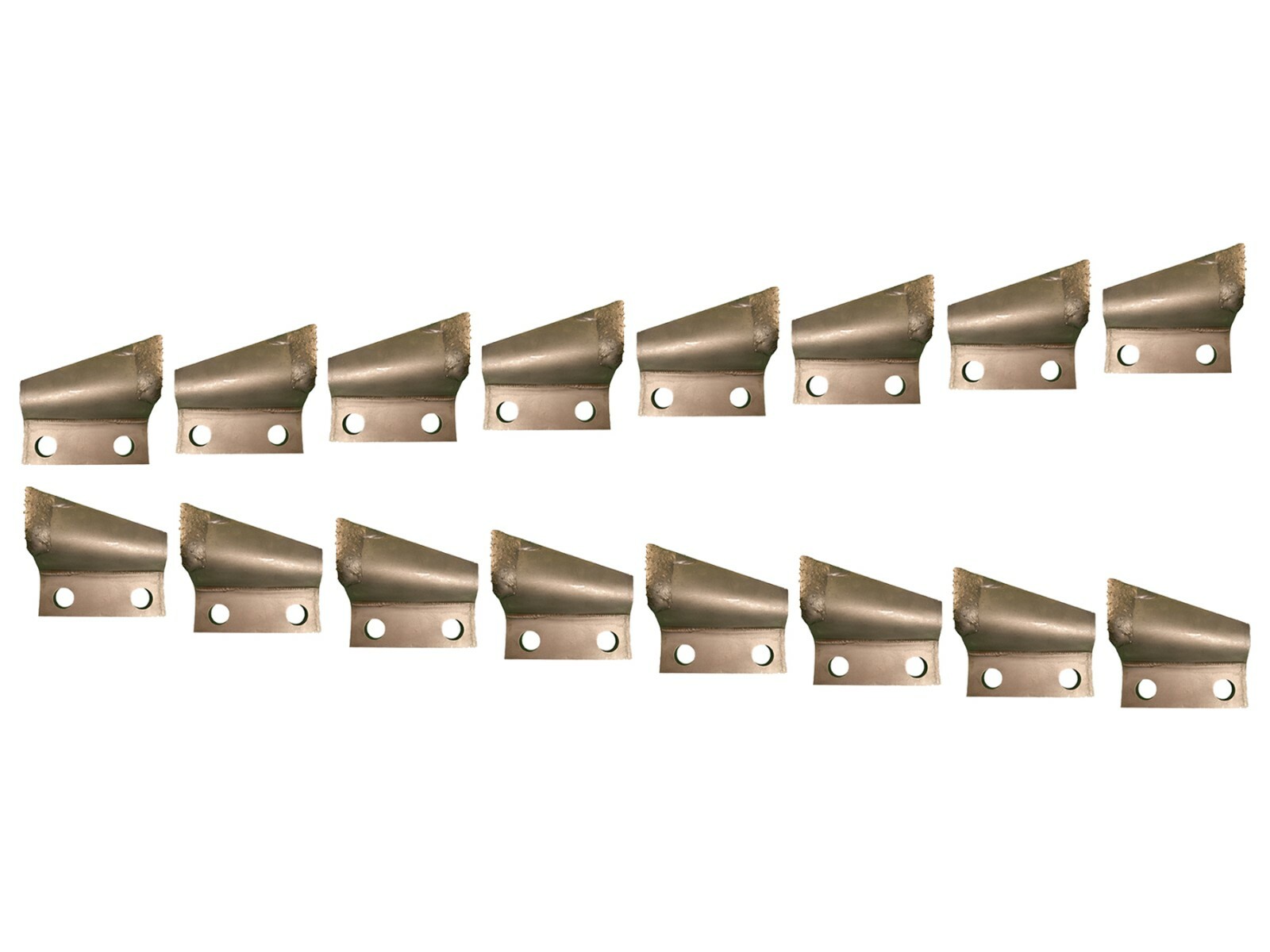 8 RH & 8 LH Carbide Trenching Teeth- B135910, B135911, 3" Centers on Bolt Hole