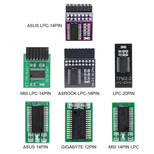 TPM 2.0 Module TPM 2.0 Encryption Security Module Remote Card for Win11 System - Afbeelding 7 van 33