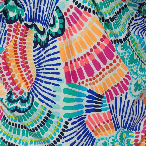 La Blanca Twist Front Tankini, Waves Of Color Women's Size 8 NEW - Picture 8 of 11