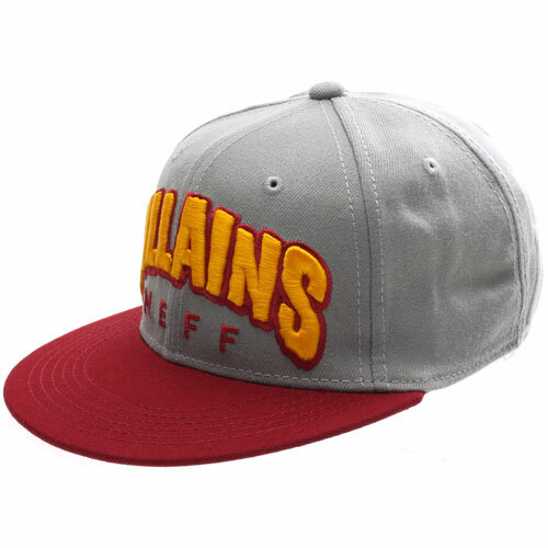Neff Villains Snapback Cap - Grey -SALE- 57% Off