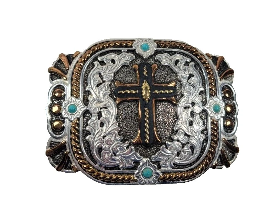 Sterling Silver Cross Belt Buckles