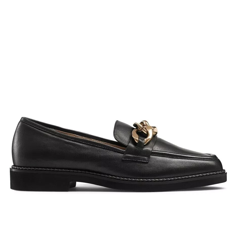 Russell Bromley CLEOPATRA Ring Lightweight Loafer In Black