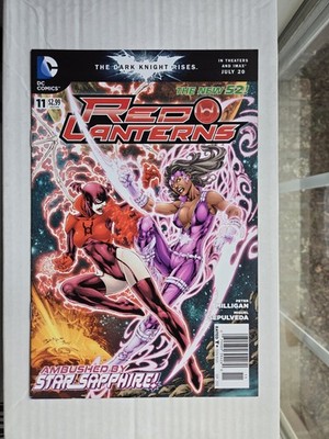 Red Lanterns #11 Newsstand 1:50 Rare 740 copies Star Sapphire Cover App DC 2012
