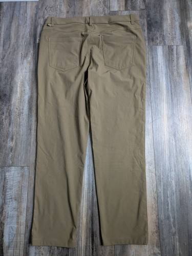 NWOT LULULEMON ABC Classic Fit Pant Warpstreme 32" Inseam ARTIFACT Men's Size 34 - Picture 2 of 4
