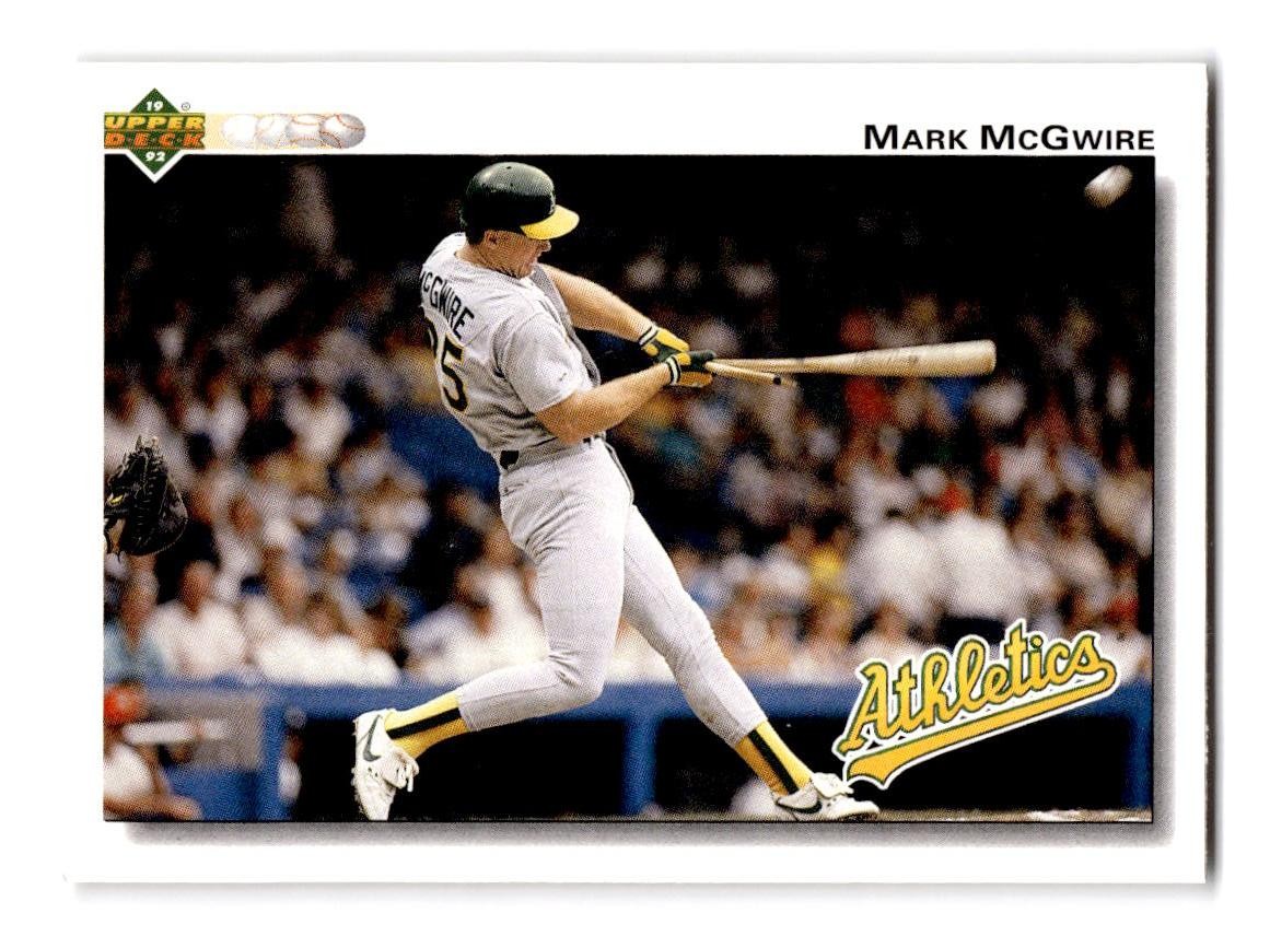 1992 Upper Deck #153 Mark McGwire Oakland Athletics