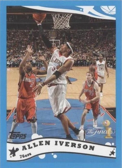 Topps First Row Allen Iverson 2005-06 #93 for sale | eBay