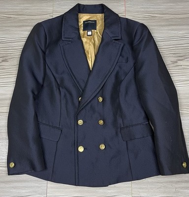 Class Roberto Cavalli Navy & Gold Blazer (Size 48) Italian Designer