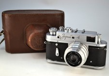 FULLY SERVICED 1966 SOVIET USSR "ZORKI 4" RF CAMERA  INDUSTAR-50 lens, M39 2 