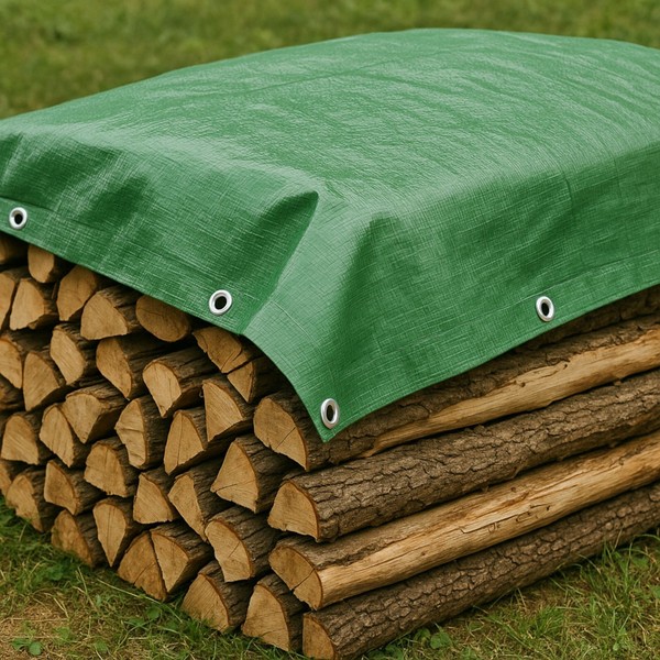 Abdeckplane 3X4M Gewebeplane Bootsplane Schutzplane Garten Holz Abdeckplanen-image