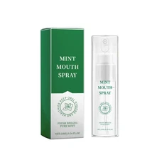 Peppermint Breath Freshener Spray for Bad Breath - Long Lasting Fresh Breath Ora
