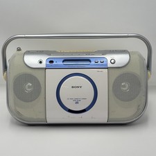 Sony CFD E100 Boombox CD CD R RW Radio Cassette Tested Y2K
