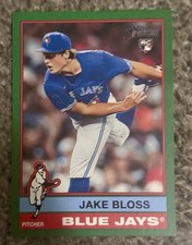 2025 Topps Heritage - Jake Bloss #147 Dark Green Border (RC) Toronto Blue Jays