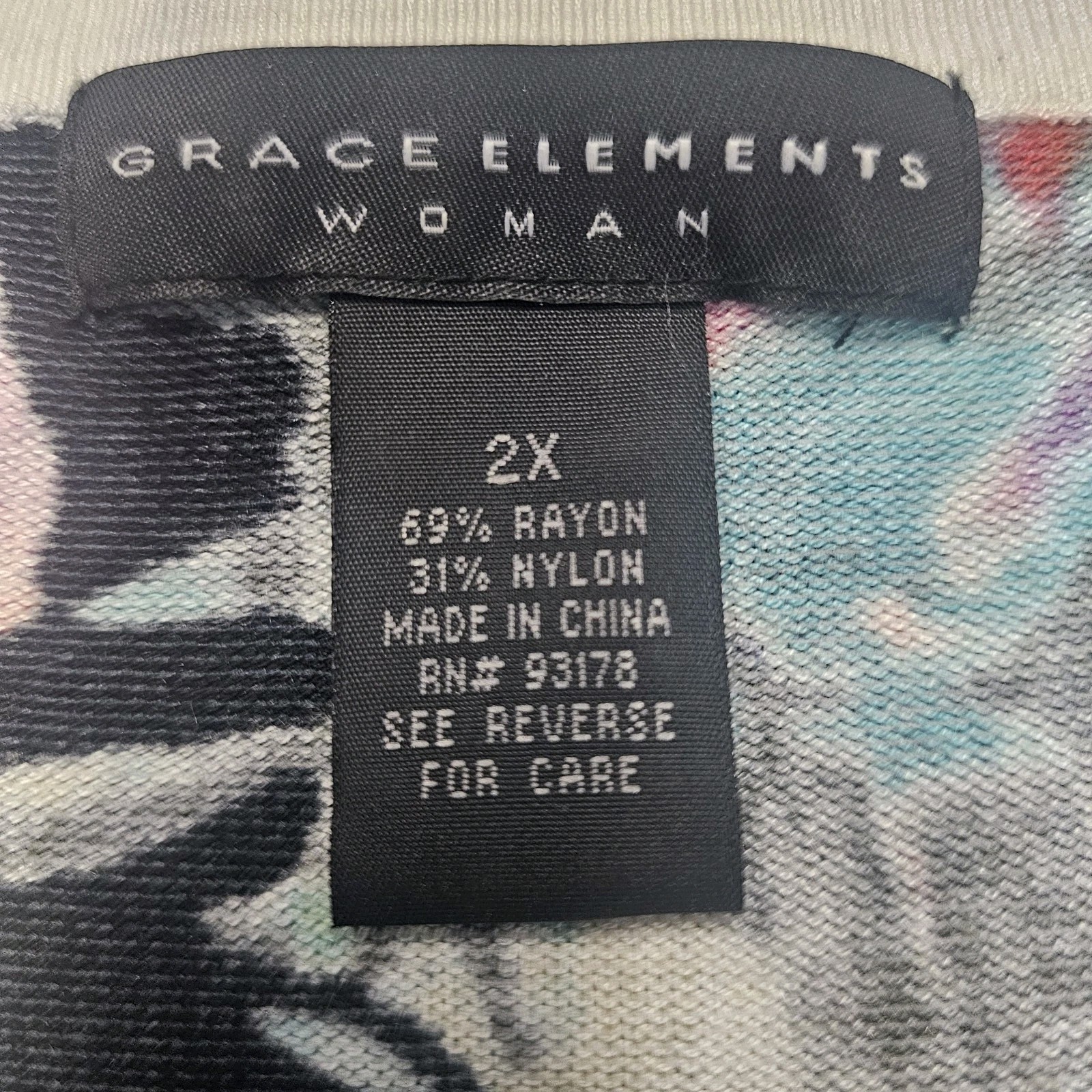 Grace Elements Cardigan Sweater Button Up Floral … - image 3