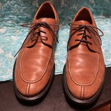 Johnston  Murphy Men's Brown Leather Derby Dress Shoes Lace Up 13M