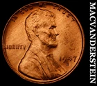 1947-D Lincoln Wheat Cent - Red  Choice Gem Brilliant Unc  No Reserve  #i6770