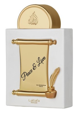 Lattafa Pride Peace & Love for Unisex Eau de Parfum Spray 3.4 Ounce / 100 ml