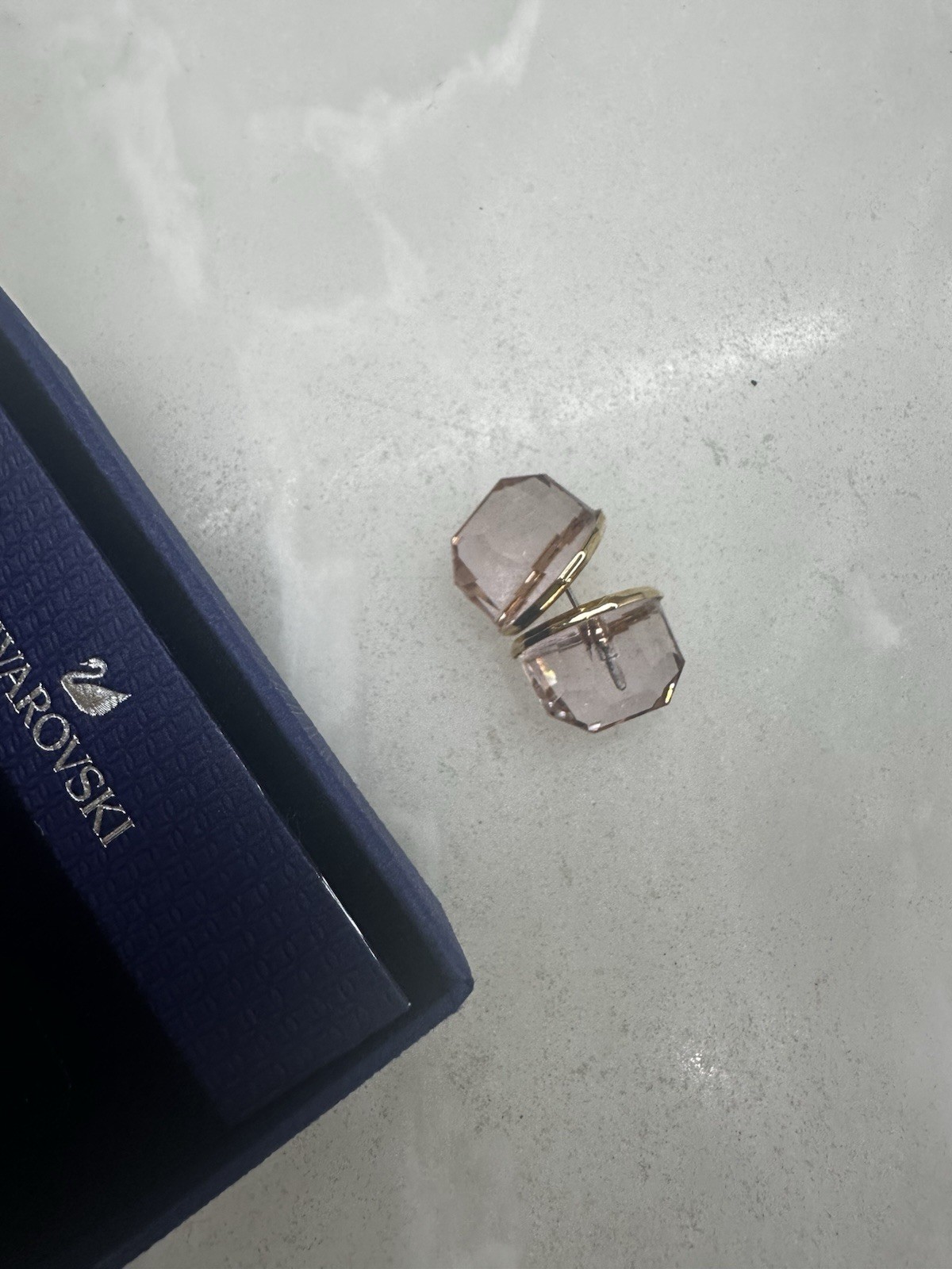 SWAROVSKI One Ear Lucent stud earring Single Pink - image 4