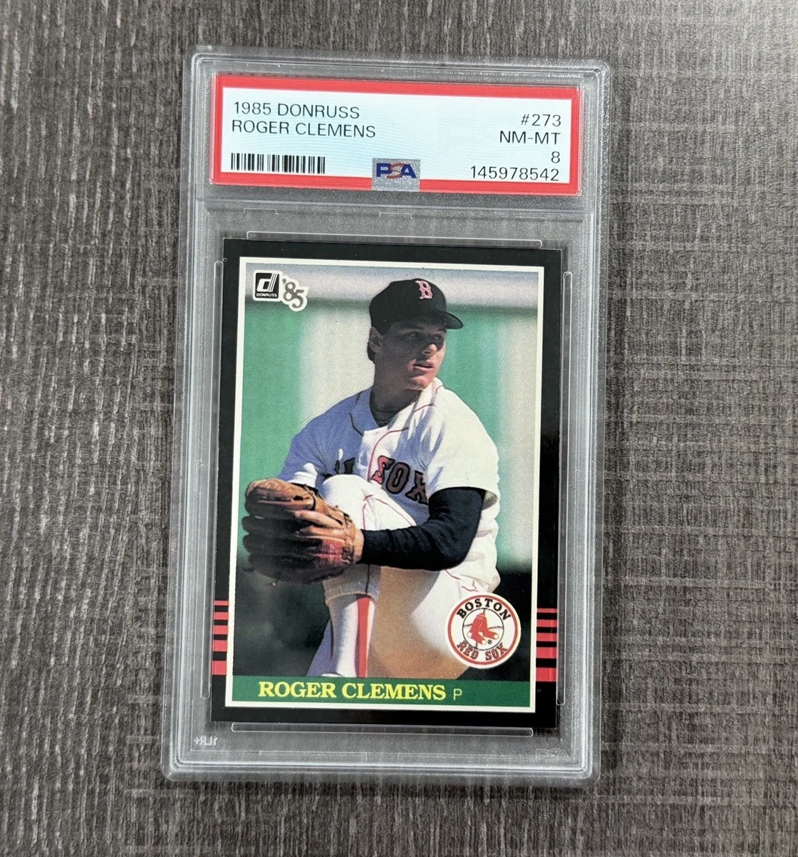 Roger Clemens Baseball Boston Red Sox Sports Rookie Trading Cards