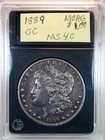 1889 CC MORGAN EXTREME RARITY! KING OF ALL CC’S! XF+++++SO SCARCE NR #P64659