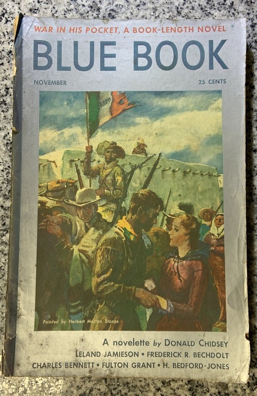 Blue Book Magazine November 1939 Vol. 70 No. 1 - Historical and unique stories.