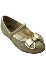 NINA Toddler's Girl Kenzee-T Flats Platino Baby Glitter