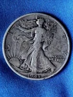 1943 Walking Liberty Silver Half Dollar Circulated 50C Uncertified US Coin (126)