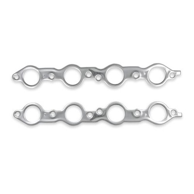 Patriot Header Gasket 66032; Seal-4-Good Aluminum, Round 1.625 in. for Chevy LS