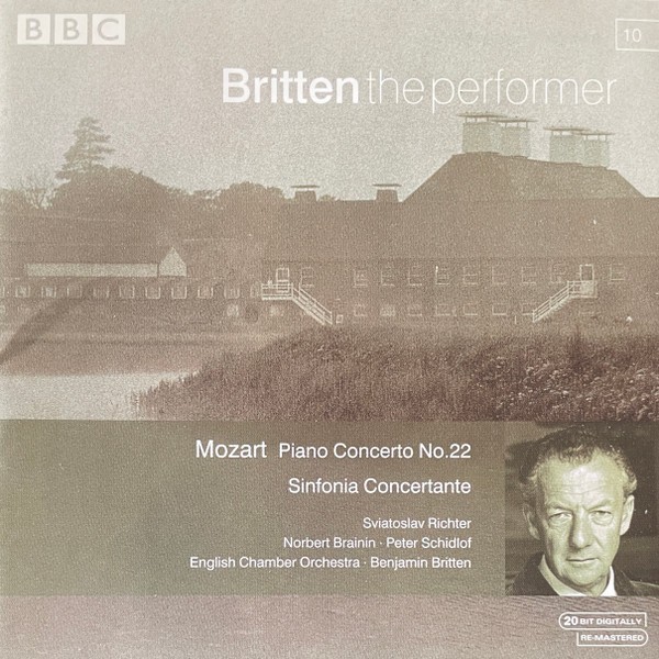 Britten The Performer Vol. 10 Mozart Piano Concerto no. 22 etc BBC Music CD