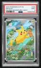 Pikachu (Paldea Adventure Chest) Holo Pokémon Scarlet & Violet Black Star PSA 9