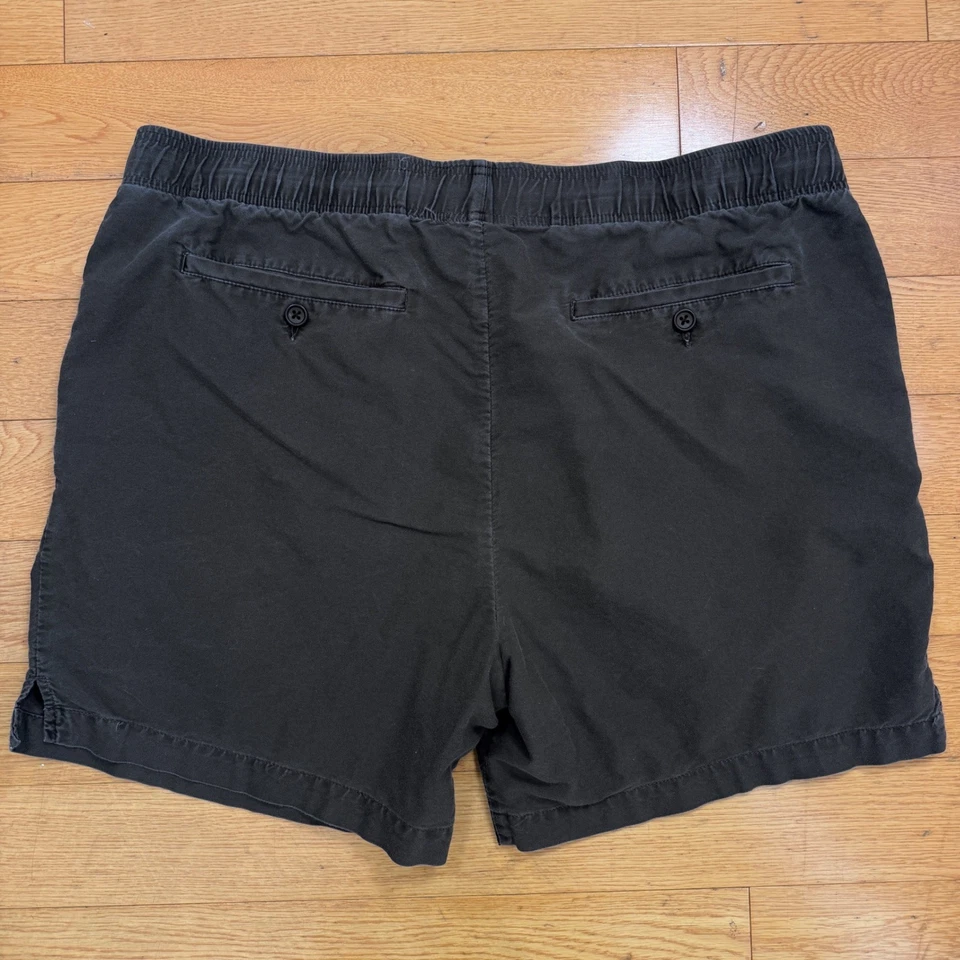 James Perse Standard Size 4 Men's Black Elastic Waist Drawstring Shorts - Image 3 of 3