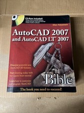 AutoCAD 2007 and AutoCAD LT 2007 Bible by Ellen Finkelstein CD-ROM - Good