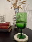 Vintage Antique Emerald Green Cocktail Glasses Set of 6 – MCM Barware  — photo 6