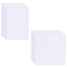 6 Sheets Double Sided Foam Dots, 1020 PCS Hexagon Adhesive Craft Squares