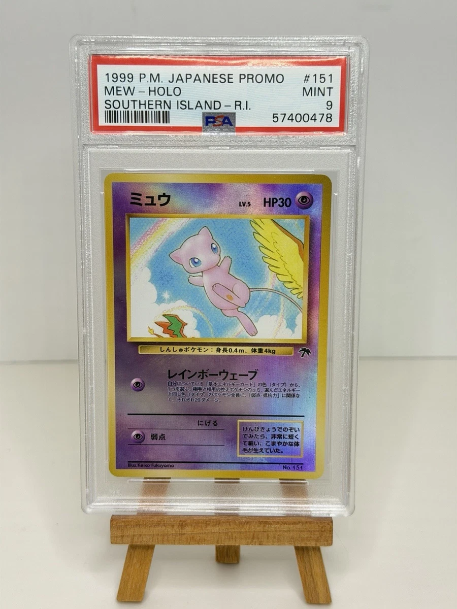 Collectible Individual Grade 9 Mew Pokémon TCG Card Games in