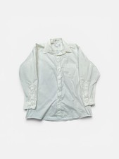 Perry Ellis Portfolio Men's White Long Sleeve Button-Up Dress Shirt 16 1/2