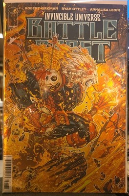 Invincible Universe Battle Beast #1 2025 1:100 Jonboy Meyers Foil Variant Cover