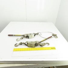 American Power Pull 2-Ton Cable Puller Ratchet Lot Of 2