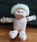 Cabbage Patch Kids Doll - VTG Xavier Roberts 1985 Blue Eyes Blonde Boy Doll. GUC
