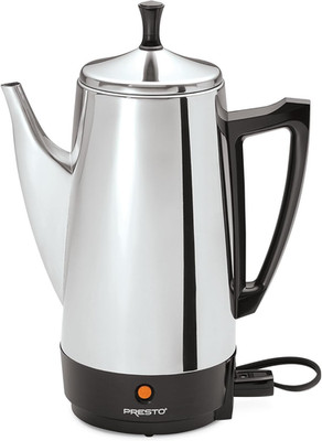 Presto 02811 Stainless Steel Electric Coffee Percolator | 12-Cup Capacity